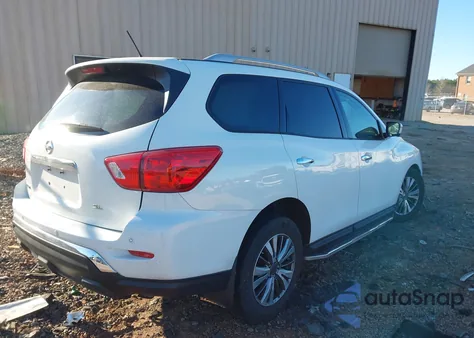 2018 Nissan Pathfinder Sl из США, поврежденный, VIN 5N1DR2MN5JC621156